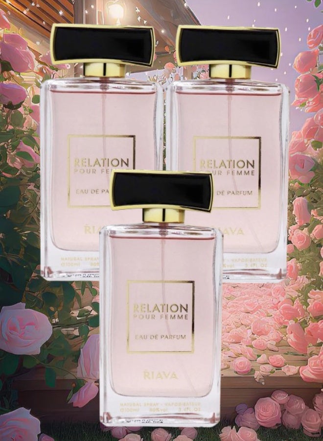 RIAVA 3 Pieces Relation Perfume 100ML - Image 1
